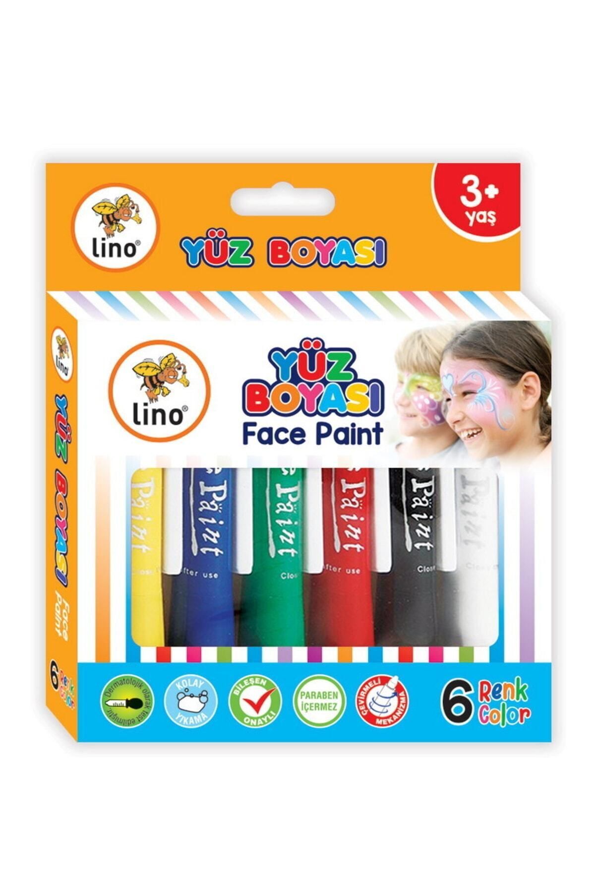 Lino Yüz Boyası 6 Lı Ln-901