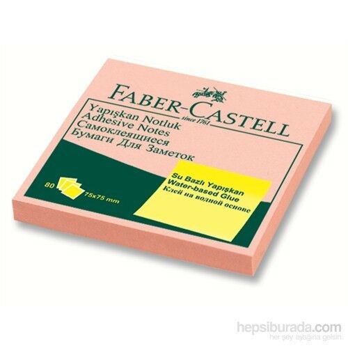 Faber Castell Post It 75x75 Pembe