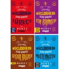 5. Sınıftürkçe - Matematik - Fen - Sosyal Güçlendiren Soru Bankası 4 Kitap