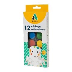 Adel  12  Renk Sulu Boya 24 Mm