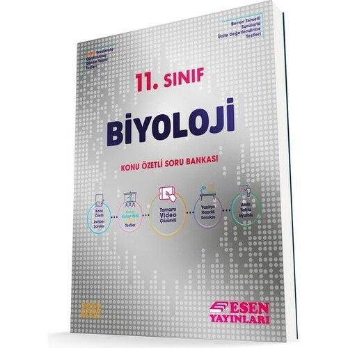 Esen Yayınları 11. Sınıf Biyoloji Konu Özetli Soru Bankası