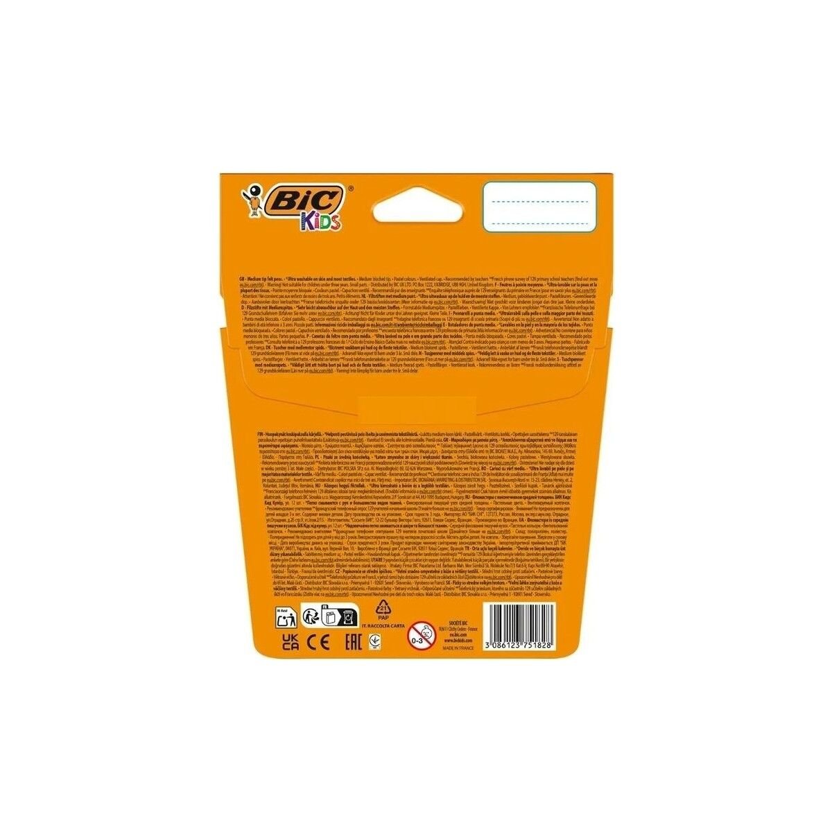 Bic Kıd Couleur Keçeli Boya Kalemi Pastel 12 Renk 520084