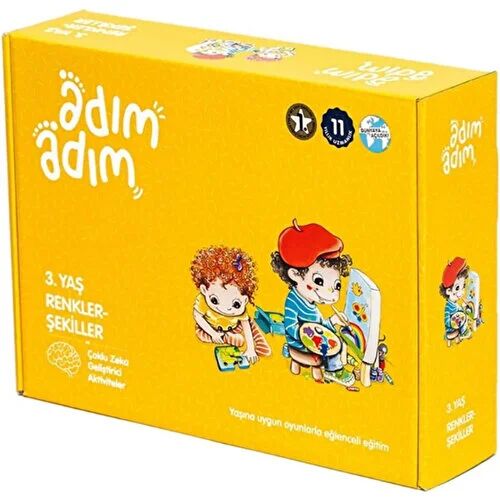 Adım Adım 3 Yaş - Renkler Ve Şekiller