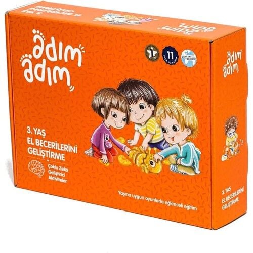 Adım Adım 3 Yaş - El Becerilerini Geliştirme