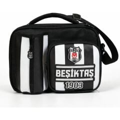 Beşiktaş Lisanslı Çubuklu Desen Beslenme Çantası 26359