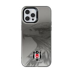 iPhone 12 Pro Max Uyumlu Beşiktaş Kartal Logo Premium Lisanslı Telefon Kılıfı