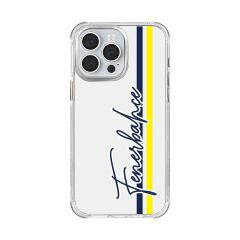 iPhone 15 Pro Max Uyumlu Fenerbahçe El Yazı Şeffaf Telefon Kılıfı