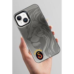 Galatasaray Apple iPhone 14 Uyumlu 5 Yıldız Aslan Premium Lisanslı Telefon Kılıfı