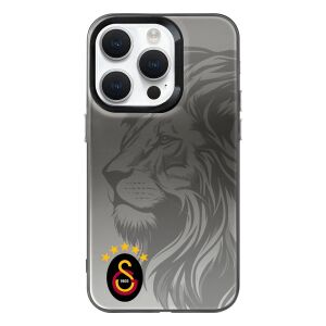 iPhone 15 Pro Uyumlu Galatasaray 5 Yıldız Aslan Premium Lisanslı Telefon Kılıfı