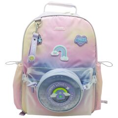 Chimola Rainbow Ayıcık Sarı-Pembe Sırt Çantası B25b6262