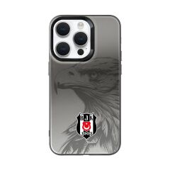 iPhone 15 Pro Uyumlu Beşiktaş Premium Kartal Logo Lisanslı Telefon Kılıfı