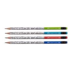 Faber-Castell Faber Caligraphy Silgili Yuvarlak Kurşun Kalem