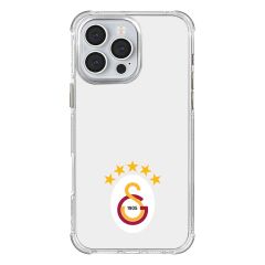 Galatasaray Apple iPhone 16 Pro Max Uyumlu 5 Yıldız Arma Lisanslı Telefon Kılıfı