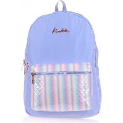 Krn-K1518kaukko Brıght Sırt Çantası (kapitone-Floral Mavi)