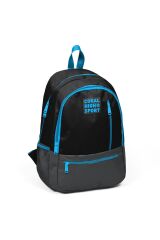 Coral High Sport Siyah Gri Üç Bölmeli Sırt Çantası 23458