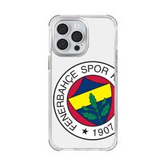 iPhone 13 Pro Uyumlu Fenerbahçe Büyük Logo Şeffaf Lisanslı Telefon Kılıfı
