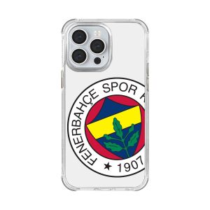 iPhone 13 Pro Uyumlu Fenerbahçe Büyük Logo Şeffaf Lisanslı Telefon Kılıfı