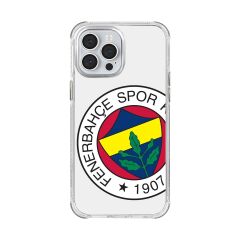 iPhone 13 Pro Max Uyumlu Fenerbahçe Büyük Logo Şeffaf Lisanslı Telefon Kılıfı