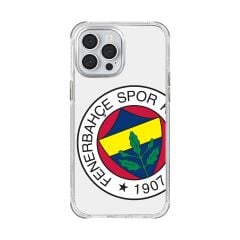 iPhone 13 Pro Max Uyumlu Fenerbahçe Büyük Logo Şeffaf Lisanslı Telefon Kılıfı