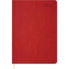 K.C. Günlük Ajanda Termo Deri Kırmızı