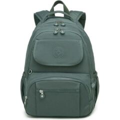 Smart Bags Krinkıl Haki Kumaş Kadın Sırt Çantası Smb1215