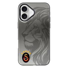 Galatasaray Apple iPhone 16 Uyumlu 5 Yıldız Aslan Premium Lisanslı Telefon Kılıfı