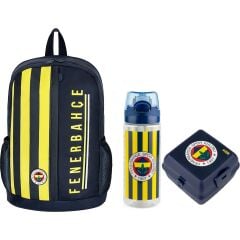 Taraftar Fenerbahçe Çanta + Suluk + Beslenme Kutusu Set 2
