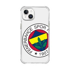 iPhone 14 Uyumlu Fenerbahçe Büyük Logo Şeffaf Lisanslı Telefon Kılıfı