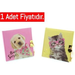 Dolphin Hatıra Defteri Studıo Pets Kilitli Pt-7790
