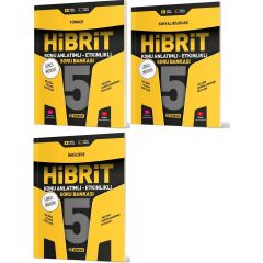 2025 5. Sınıf Türkçe + Sosyal + Ingilizce Hibrit - Konu Seti 3 Kitap