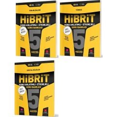 2025 5. Sınıf Fen Bilimleri + Türkçe + Sosyal Hibrit - Konu Seti 3 Kitap