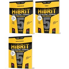 2025 5. Sınıf Fen Bilimleri + Türkçe + Sosyal Hibrit - Konu Seti 3 Kitap