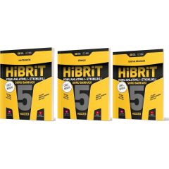 2025 5. Sınıf Matematik + Türkçe + Sosyal Hibrit - Konu Seti 3 Kitap