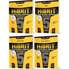 2025 5. Sınıf Matematik Türkçe Fen Sosyal Hibrit - Konu Seti 4 Kitap