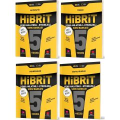 2025 5. Sınıf Matematik Türkçe Fen Sosyal Hibrit - Konu Seti 4 Kitap