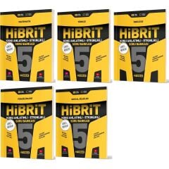2025 5. Sınıf Matematik Türkçe Fen Sosyal Ingilizce Hibrit - Konu Seti 5 Kitap