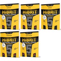 2025 5. Sınıf Matematik Türkçe Fen Sosyal Ingilizce Hibrit - Konu Seti 5 Kitap