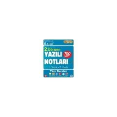 Tonguç Akademi Tonguç 6.sınıf Tüm Dersler 2.dönem Yazılı Notları