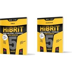 2025 5. Sınıf Türkçe - Fen Bilimleri Hibrit 2 Kitap