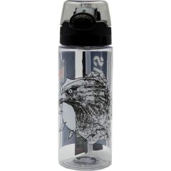 Beşiktaş Kartal Baskılı Plastik Matara 500 ml Siyah 24390