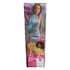 Barbie Pırıltılı Bebekler Mavi Elbiseli HJR95
