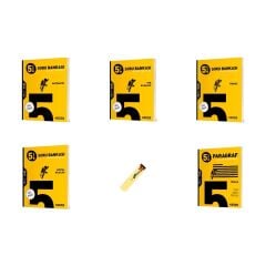 (Sınıf: 5) Matematik Fen Türkçe Sosyal ve Paragraf 5li Soru Bankası Seti (Fosforlu Kalem)