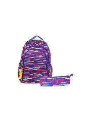 Kaukko Crazy Sırt Çantası (roslın) Ve Kalemlik Set