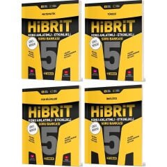 2025 5. Sınıf Matematik Türkçe Fen Ingilizce Hibrit - Konu Seti 4 Kitap