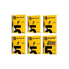 2025 5. Sınıf Matematik Türkçe Fen Sosyal Ingilizce Paragraf Soru Seti 6 Kitap