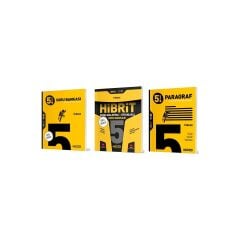 2025 5. Sınıf Türkçe - Paragraf Soru Bankası Seti 3 Kitap