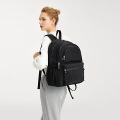 Smart Bags Büyük Boy Sırt Çantası Krinkıl Kumaş 1050 Gri