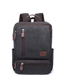 C Active Kanvas Kumaş Büyük Boy Sirt Çantasi 1260 Siyah