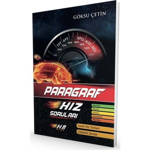 Hız ve Renk Yayınları TYT AYT KPSS ALES DGS Paragraf Hız Soruları - Göksu Çetin