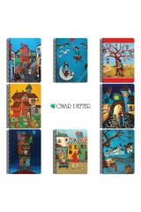 Ezo Sunal Sert Kapak 17x24 120 Yp Kareli